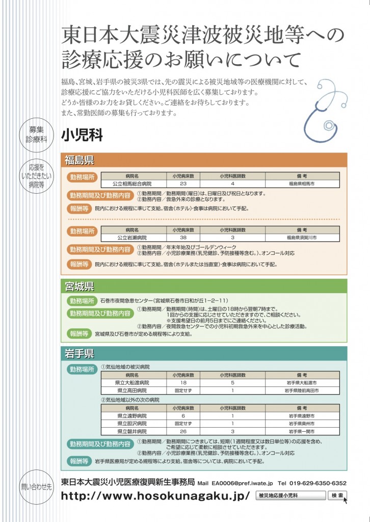 チラシ裏面